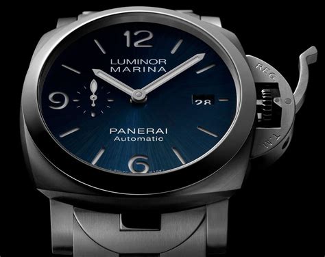 panerai luminor blue dial|panerai luminor chronograph price.